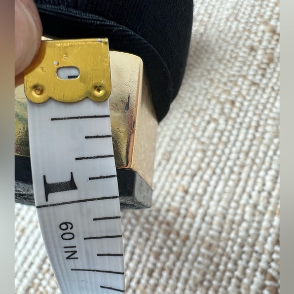 TORY BURCH | Square Toe Block Heels with Dust Bag | Size 7.5 - Picture 12 of 15